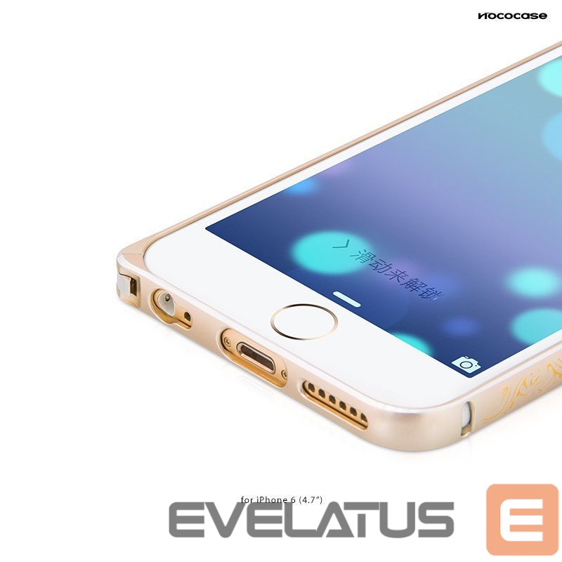 Back panel cover Hoco Apple iPhone 6 Good fortune bumper HI-T027 gold
