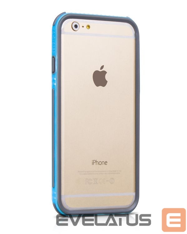 Back panel cover Hoco Apple iPhone 6 Moving Shock-proof Silicon Bumper HI-T028 Blue
