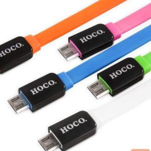 Cable Hoco  UPM02 Colorful priekš Micro Usb roza