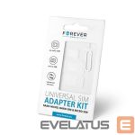 Converter Forever Universal NANO SIM/Micro, Micro SIM un NANO/SIM (3in1)