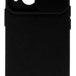 Back panel cover iLike Apple iPhone XR Camshield Soft Black