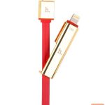 Cable Hoco Universal UPL14 Lipstick series charging cable to in one (apple with micro usb) sarkans