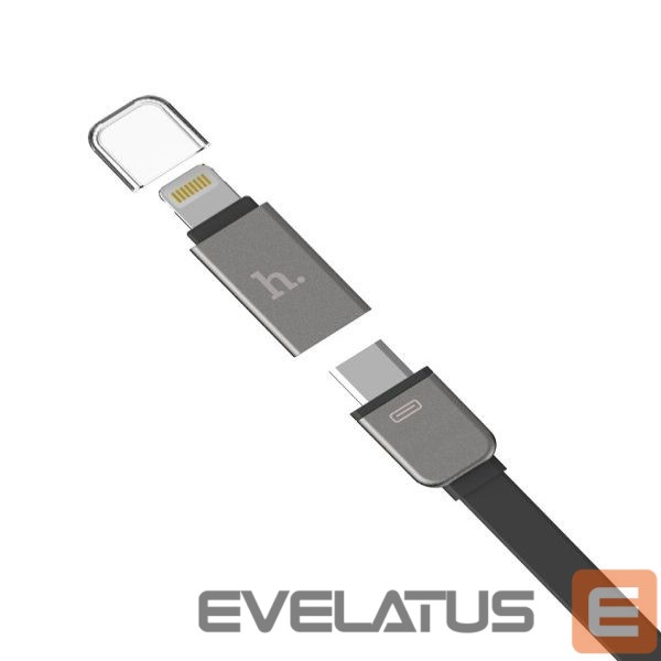 Auto charger Hoco Universal UCL01 Multifunction apple+micro usb Silver