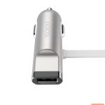Auto charger Hoco Universal UCL01 Multifunction apple+micro usb Silver