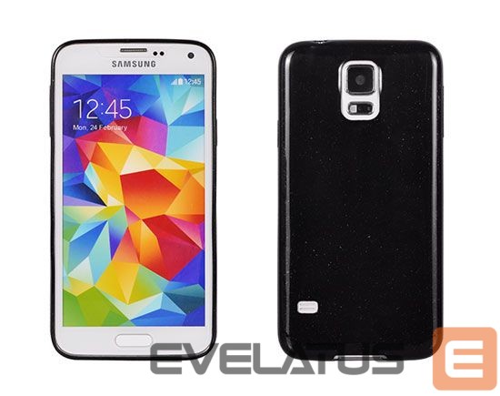 Back panel cover Telone Samsung A510 Galaxy A5 2016 Ultra Slim TPU 0.3mm Candy Case black