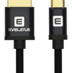 Cable Evelatus  Data cable Micro USB EDC02 dual side gold plated connectors Black