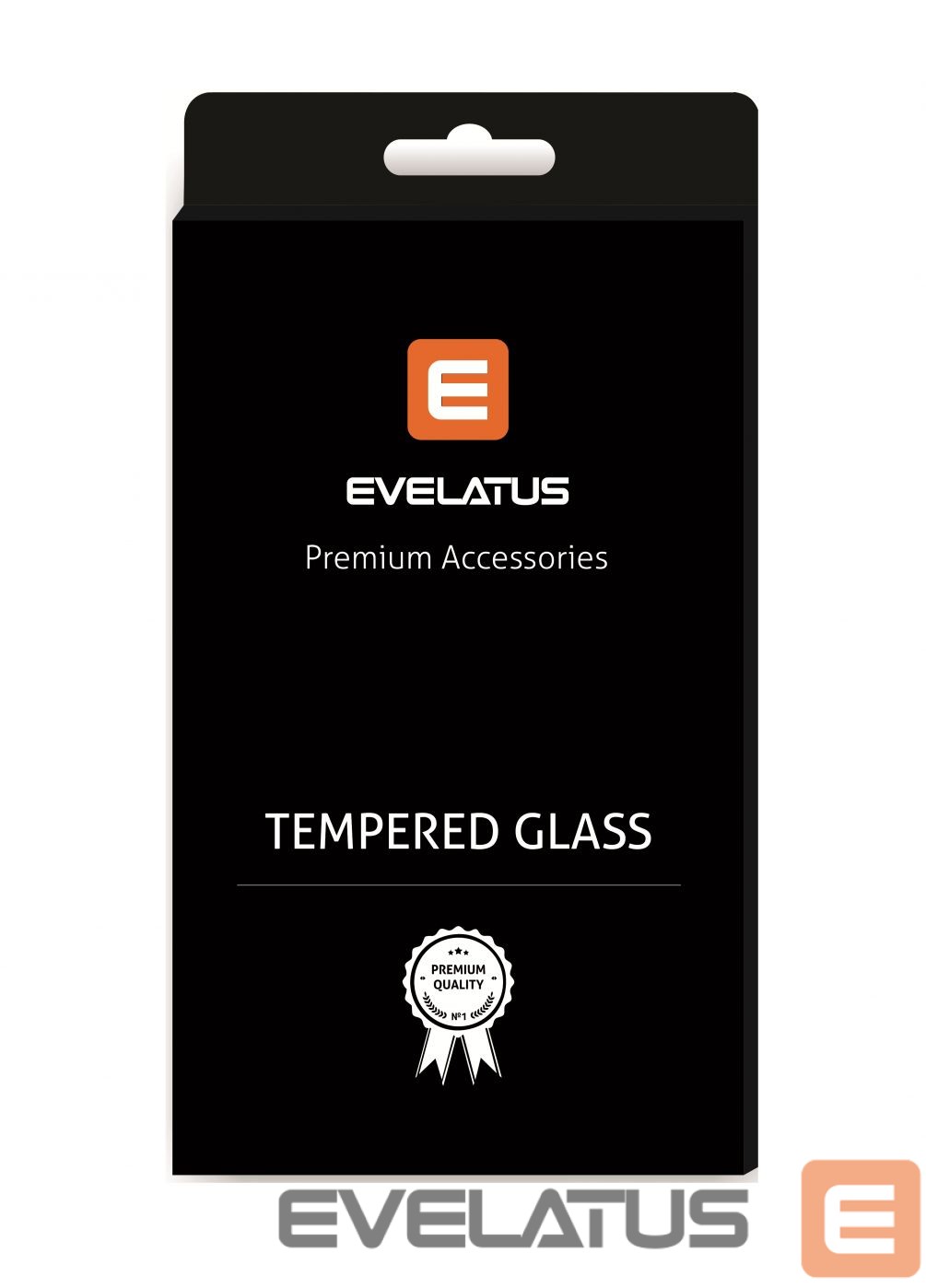 Protective glass Evelatus Apple iPhone 7 Plus/8 Plus 3D 2.5D Full Cover Japan Glue Glass Anti-Static White