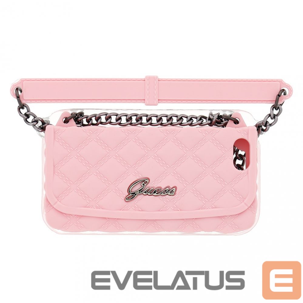 Back panel cover Apple Quilted Clutch Silicon Case for Iphone 6 Pink