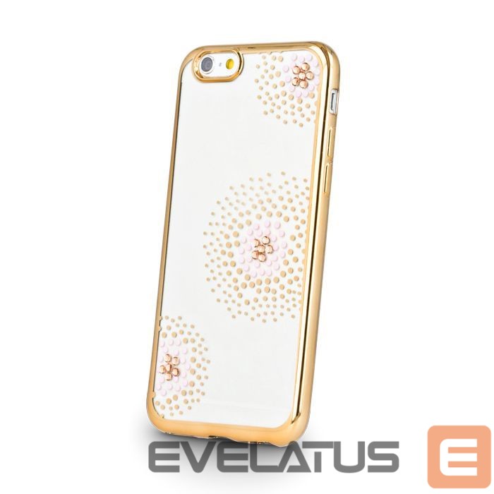 Back panel cover Beeyo Sony E5 Flower Dots TPU Gold