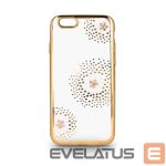 Back panel cover Beeyo Sony E5 Flower Dots TPU Gold