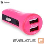 Auto charger Baseus Universal Tiny Car Charger CCALL-CR0R Pink