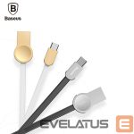Cable Baseus - Keyble Cable (Zinc Alloy) For Type-C CATKB-02 White