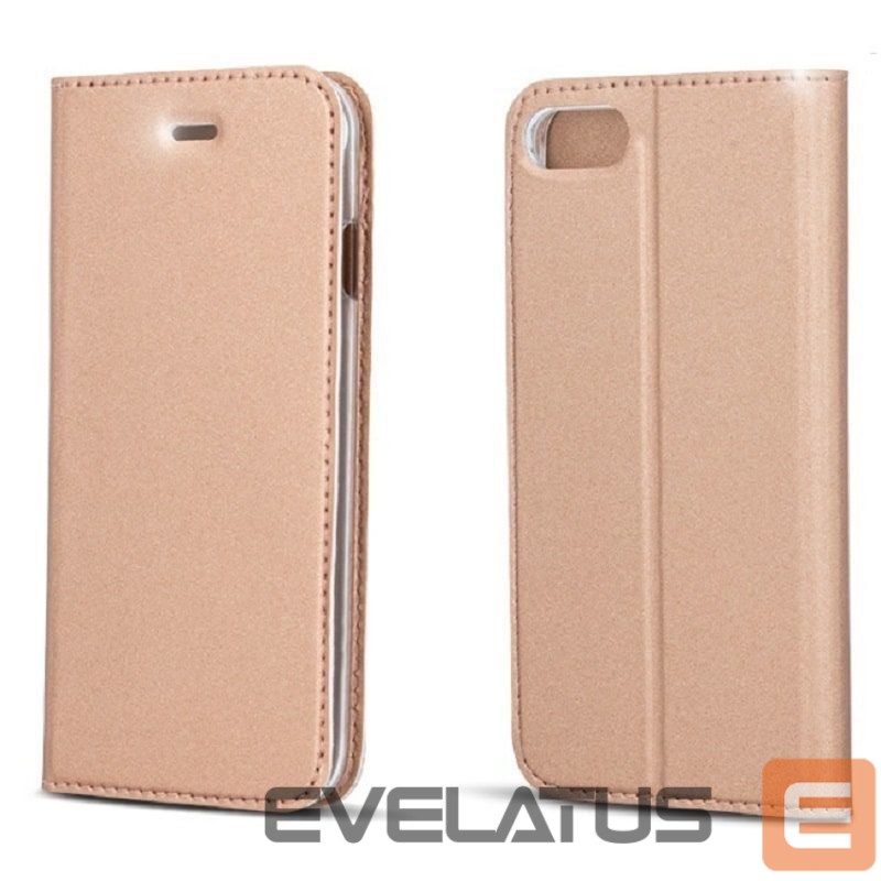Book case GreenGo Sony E5 Smart Premium Rose Gold