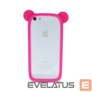 Case universal GreenGo Universal bumper L (10cm) Ears Pink