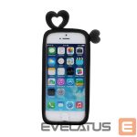 Case universal GreenGo Universal bumper L (10cm) Hearts Black