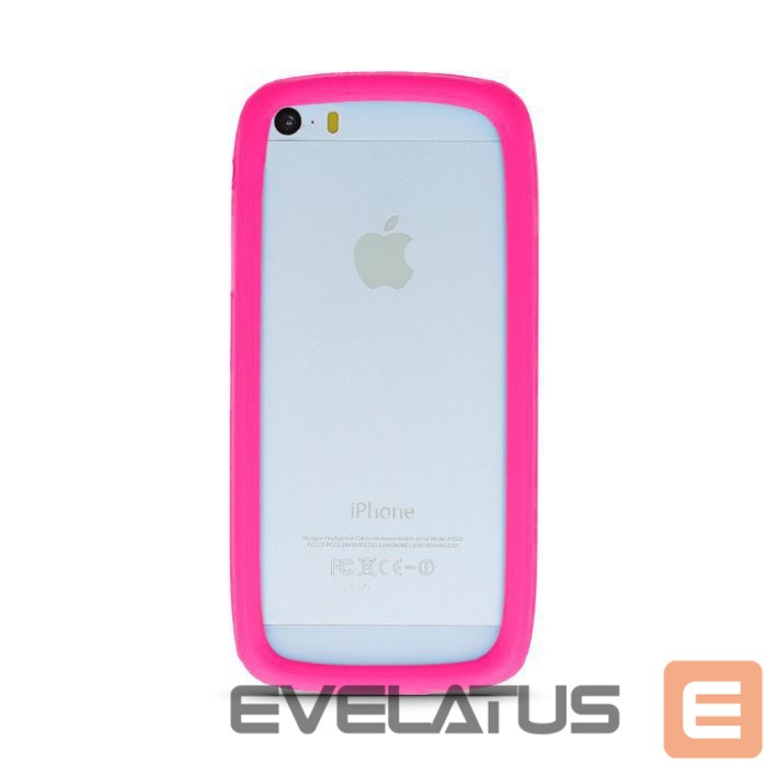 Case universal GreenGo Universal bumper L (10cm) Ring Pink