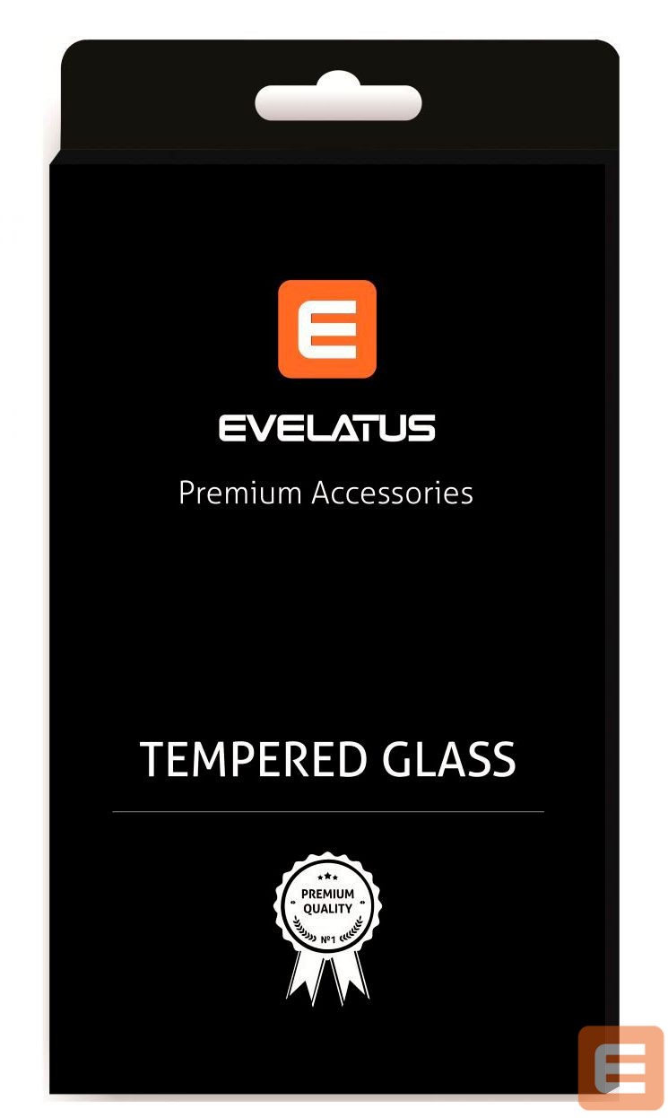 Protective glass Evelatus Apple iPhone 6 Plus 2.5D Full Cover Japan Glue Glass Anti-Static Black