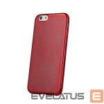 Back panel cover GreenGo Samsung J3 2017 J330 Elegance Carbon case Red