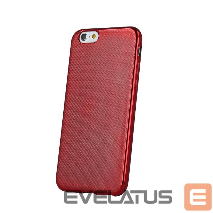 Back panel cover GreenGo Samsung J3 2017 J330 Elegance Carbon case Red