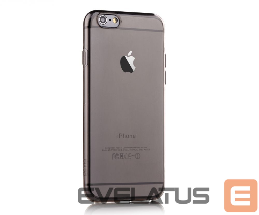 Back panel cover Devia Apple iPhone 7 / 8 Naked Smoky Black