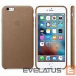 Back panel cover Apple  iPhone 6s Plus Leather Case MKX92ZM/A Brown
