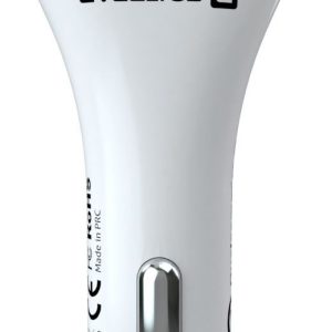 Auto charger Evelatus - Evelatus Quick Car Charger QCC02 White