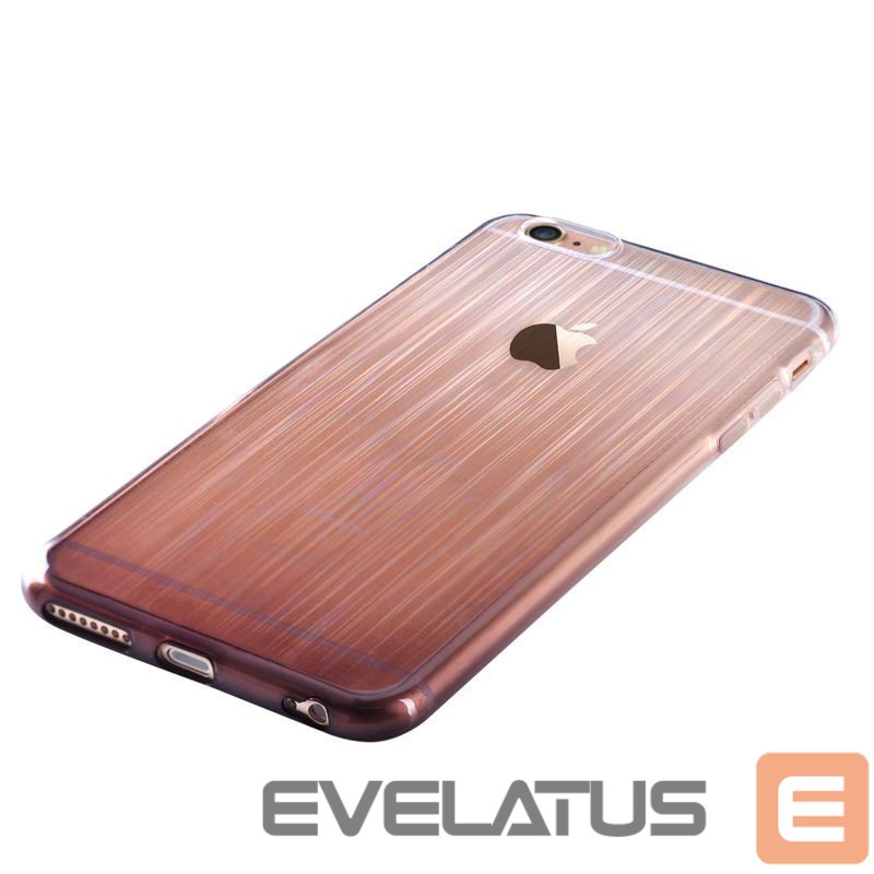 Back panel cover Devia Apple iPhone 6/6s Azure soft case Dark Brown