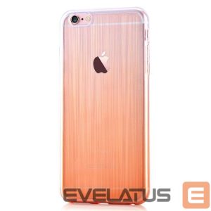 Back panel cover Devia Apple iPhone 6/6s Plus Azure soft case Orange