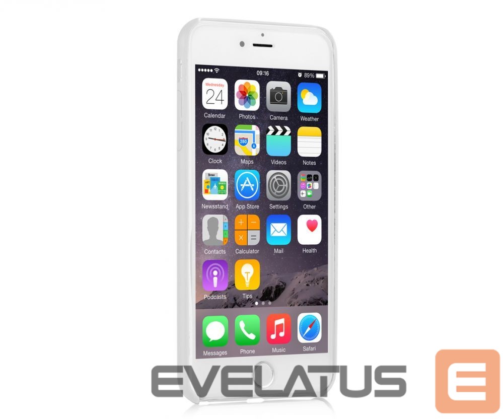 Back panel cover Devia Apple iPhone 6/6s Blade case Pure White
