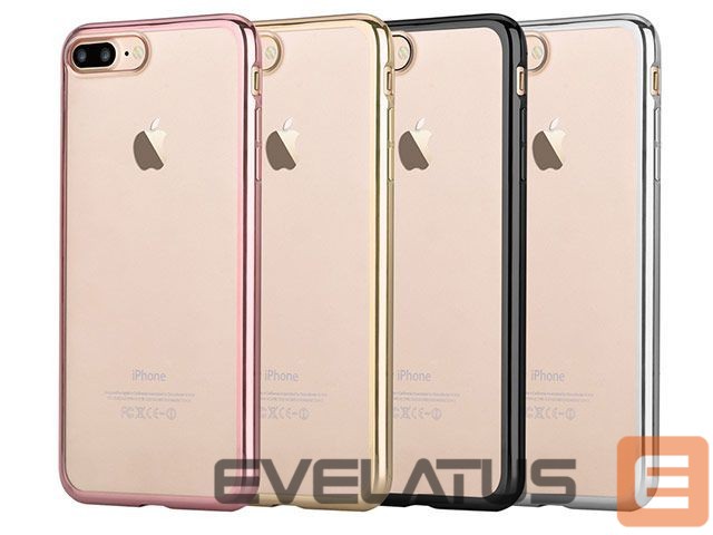 Back panel cover Devia Apple iPhone 7/8 Glitter soft case Black