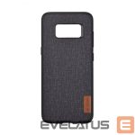 Back panel cover Devia Samsung S8 Plus Flax case Black