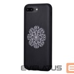 Back panel cover Devia Apple iPhone 7 Plus/8 Plus Flower Embroidery Case Black
