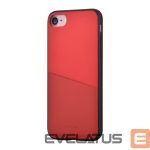 Back panel cover Devia Apple iPhone 7 Plus iWallet case Red
