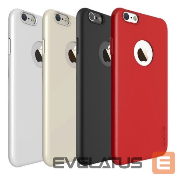 Back panel cover Devia Apple iPhone X Nature case Black