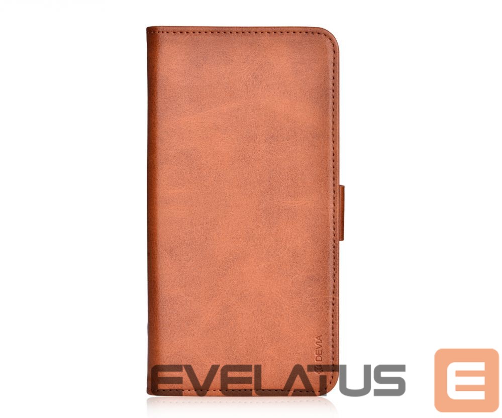 Book case Devia Apple iPhone X Magic 2 in 1 case Brown