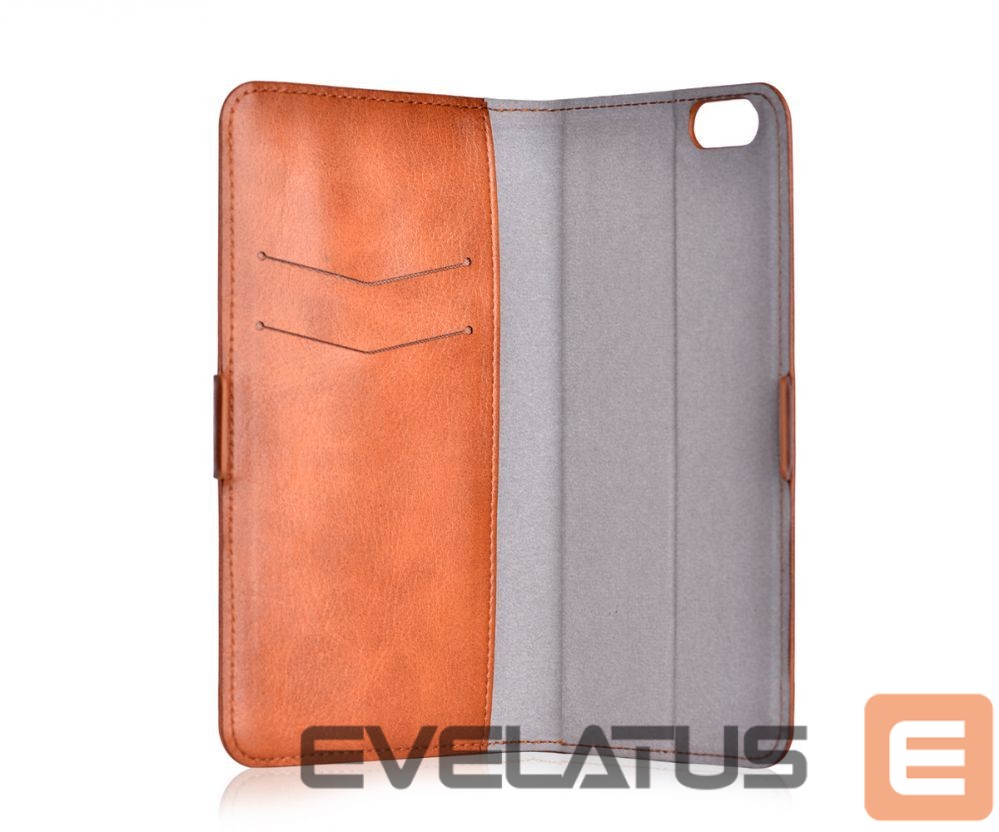 Book case Devia Apple iPhone X Magic 2 in 1 case Brown