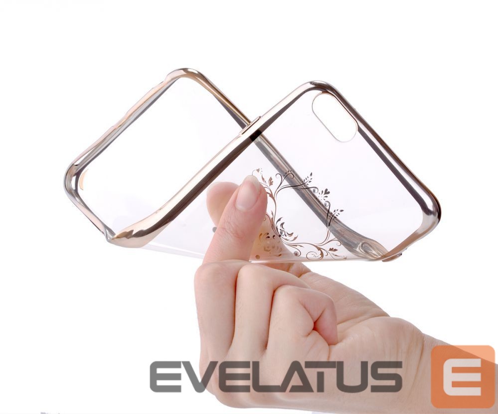 Back panel cover Devia Samsung Galaxy S8 Plus Crystal Iris soft case Champagne Gold