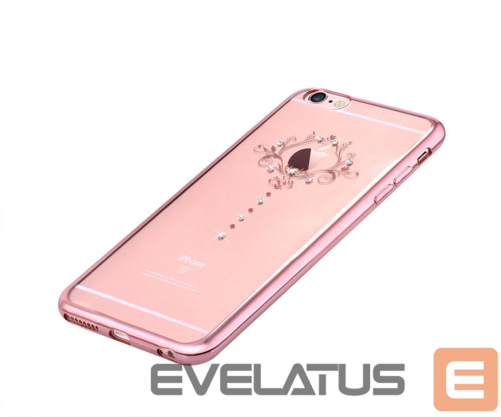 Back panel cover Devia Apple iPhone 7 Crystal Iris soft case Rose Gold