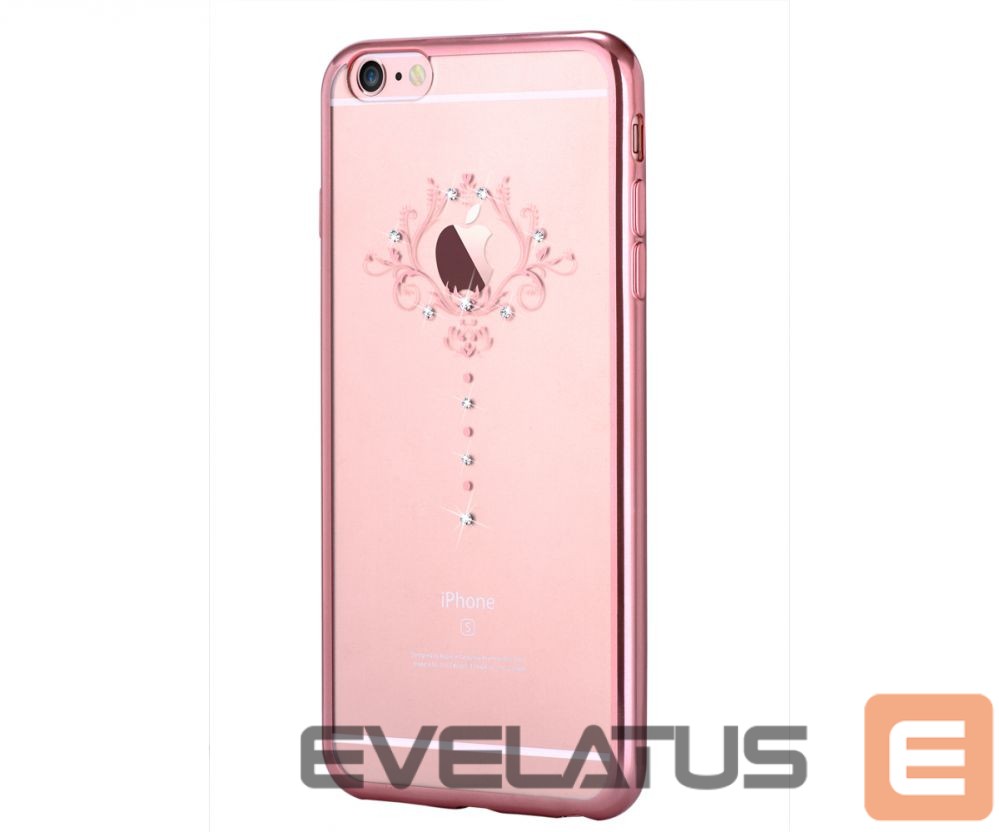 Back panel cover Devia Apple iPhone 7 Crystal Iris soft case Rose Gold