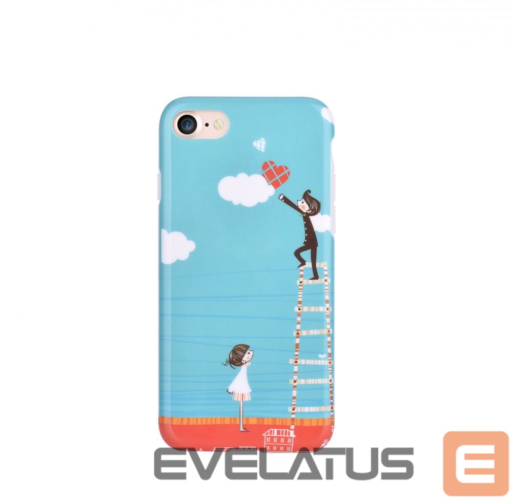 Back panel cover Devia Apple iPhone 7 Vivid Case Love