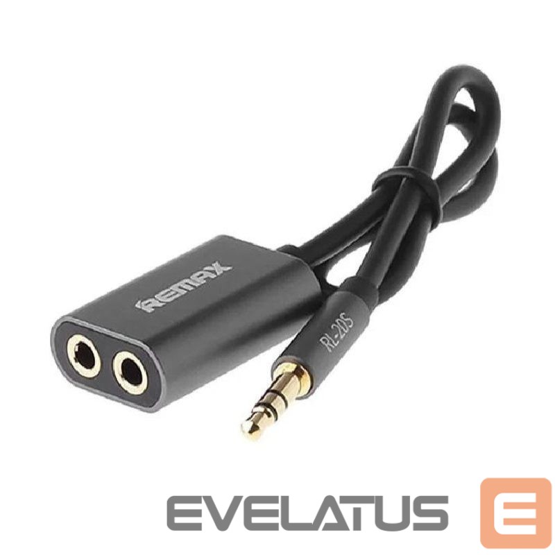 Audio cable Remax Qulmax 3.5mm Share Jack Cable RL-20S Grey