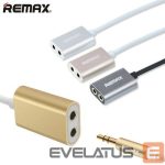 Audio cable Remax Qulmax 3.5mm Share Jack Cable RL-20S Grey
