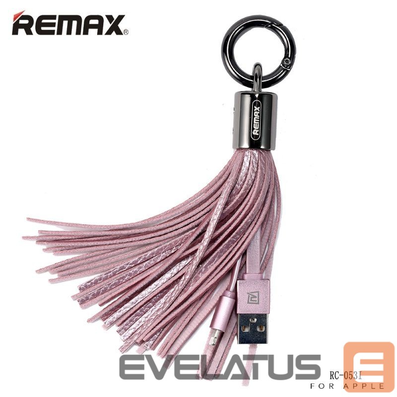 Cable Remax Tassels Ring Data Cable for Lightning Pink