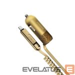 Auto charger Remax Universal Finchy RCC103 Car Charger Gold