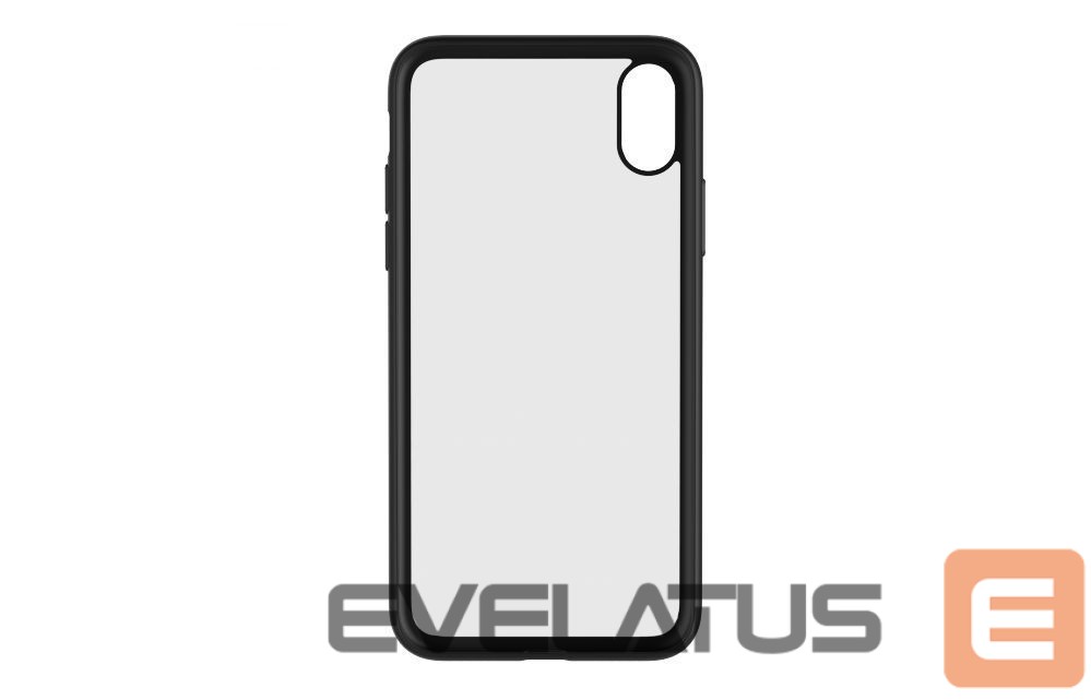Back panel cover Devia Apple iPhone X Nobility case Transparent