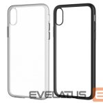 Back panel cover Devia Apple iPhone X Nobility case Transparent