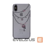 Back panel cover Devia Apple iPhone X Crystal Shell Case Black