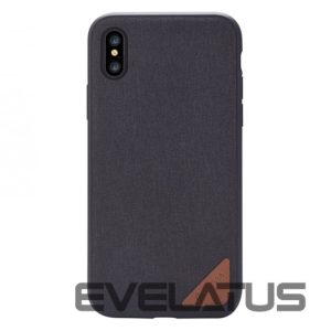 Back panel cover Devia Apple iPhone X Acme case Black