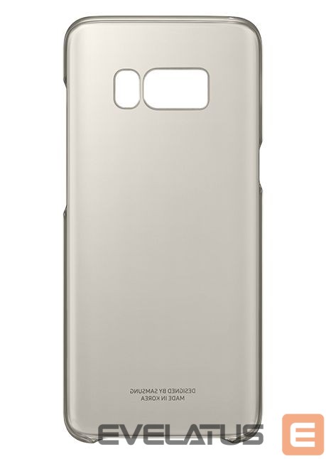 Back panel cover Samsung QG955CFE Clear Cover for Galalxy S8+ G955 Gold