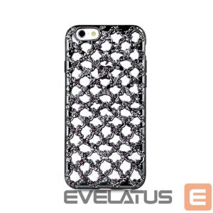 Back panel cover GreenGo Samsung S7 G930 Flower Diamond TPU Black